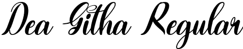 Dea Githa Regular font - Dea-Githa.otf