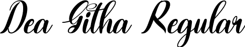 Dea Githa Regular font - dea-Githa.ttf