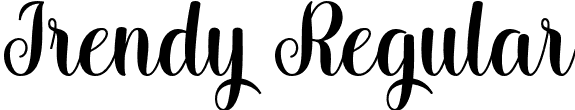 Irendy Regular font - Irendy.otf