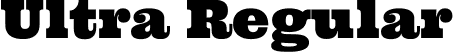 Ultra Regular font - Ultra-Regular.ttf