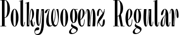 Polkywogenz Regular font - polkywogenz-zrdwd.ttf