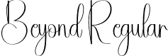 Beyond Regular font - Beyond.otf