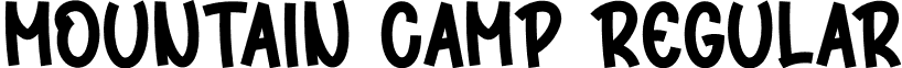 Mountain Camp Regular font - Mountain-Camp.otf