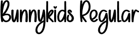 Bunnykids Regular font - Bunnykids.otf