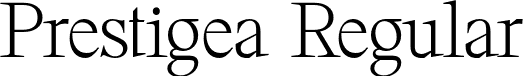 Prestigea Regular font - Prestigea.otf