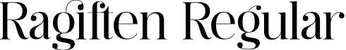 Ragiften Regular font - Ragiften-G3OlO.otf