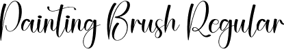 Painting Brush Regular font - Painting-Brush.otf