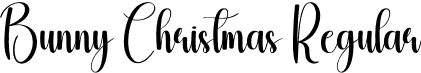 Bunny Christmas Regular font - Bunny-Christmas.otf