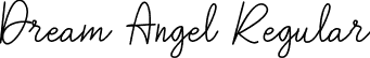 Dream Angel Regular font - Dream Angel.otf