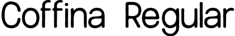 Coffina Regular font - Coffina.otf