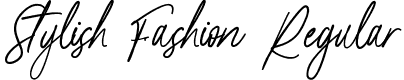 Stylish Fashion Regular font - Stylish Fashion.ttf