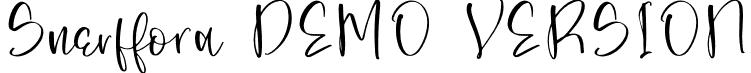 Snerffora DEMO VERSION font - Snerffora DEMO VERSION.otf