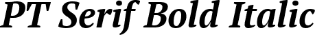 PT Serif Bold Italic font - PT_Serif-Web-BoldItalic.ttf