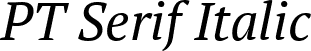 PT Serif Italic font - PT_Serif-Web-Italic.ttf