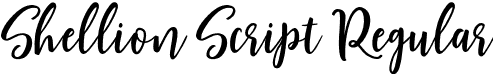 Shellion Script Regular font - Shellion Script.otf