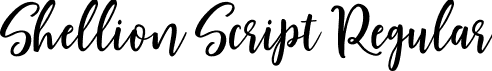 Shellion Script Regular font - Shellion Script.ttf