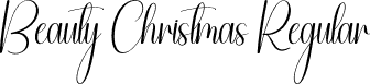 Beauty Christmas Regular font - Beauty-Christmas.otf