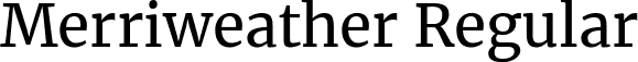 Merriweather Regular font - Merriweather-Regular.ttf