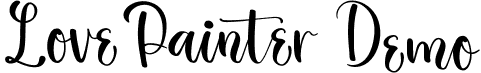 Love Painter Demo font - LovePainterDemoRegular.ttf