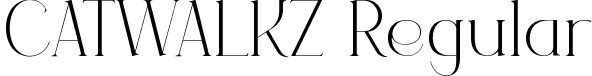 CATWALKZ Regular font - CATWALKZ.ttf