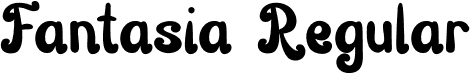 Fantasia Regular font - Fantasia.otf