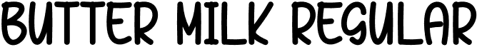 Butter Milk Regular font - Butter-Milk.otf