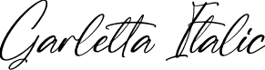 Garletta Italic font - Garletta-Italic.otf