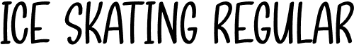 Ice Skating Regular font - Ice-Skating.otf