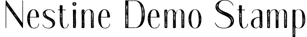 Nestine Demo Stamp font - Nestine-Stamp.otf