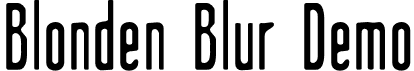 Blonden Blur Demo font - BlondenBlur-Regular.otf