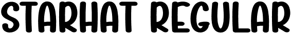 Starhat Regular font - Starhat.otf