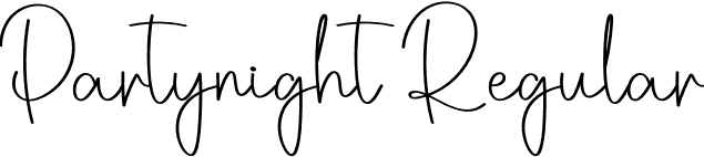 Partynight Regular font - Partynight.otf