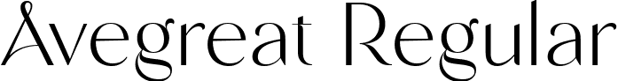 Avegreat Regular font - avegreatregular-lgnay.ttf