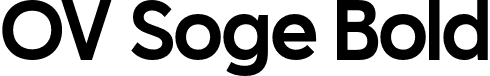 OV Soge Bold font - OVSoge-Bold.otf