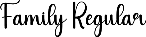 Family Regular font - Family.otf