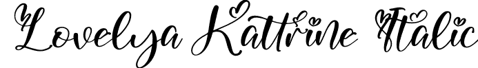 Lovelya Kattrine Italic font - Lovelya-Kattrine-Italic.otf