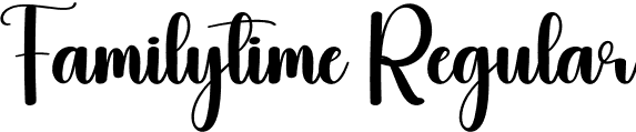 Familytime Regular font - Familytime.otf