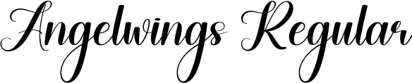 Angelwings Regular font - Angelwings.otf