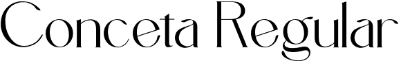 Conceta Regular font - Conceta.ttf