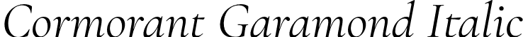 Cormorant Garamond Italic font - CormorantGaramond-Italic.otf