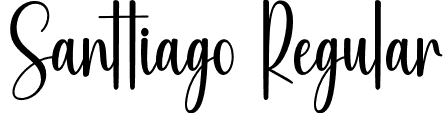 Santtiago Regular font - Santtiago.otf