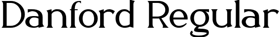 Danford Regular font - Danford.ttf