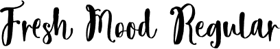 Fresh Mood Regular font - Fresh Mood.otf