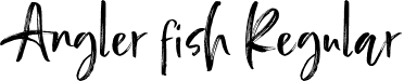 Angler fish Regular font - Angler fish.otf