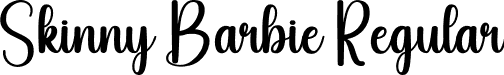 Skinny Barbie Regular font - Skinny-Barbie.otf