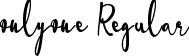 onlyone Regular font - Onlyone-owB8o.ttf