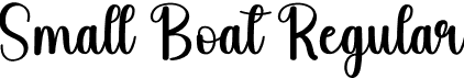 Small Boat Regular font - Small-Boat.otf