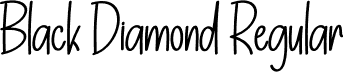 Black Diamond Regular font - Black-Diamond.otf