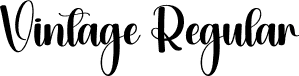 Vintage Regular font - Vintage.otf