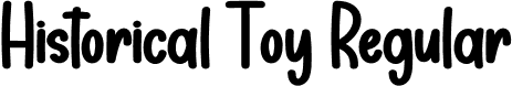 Historical Toy Regular font - Historical-Toy.otf